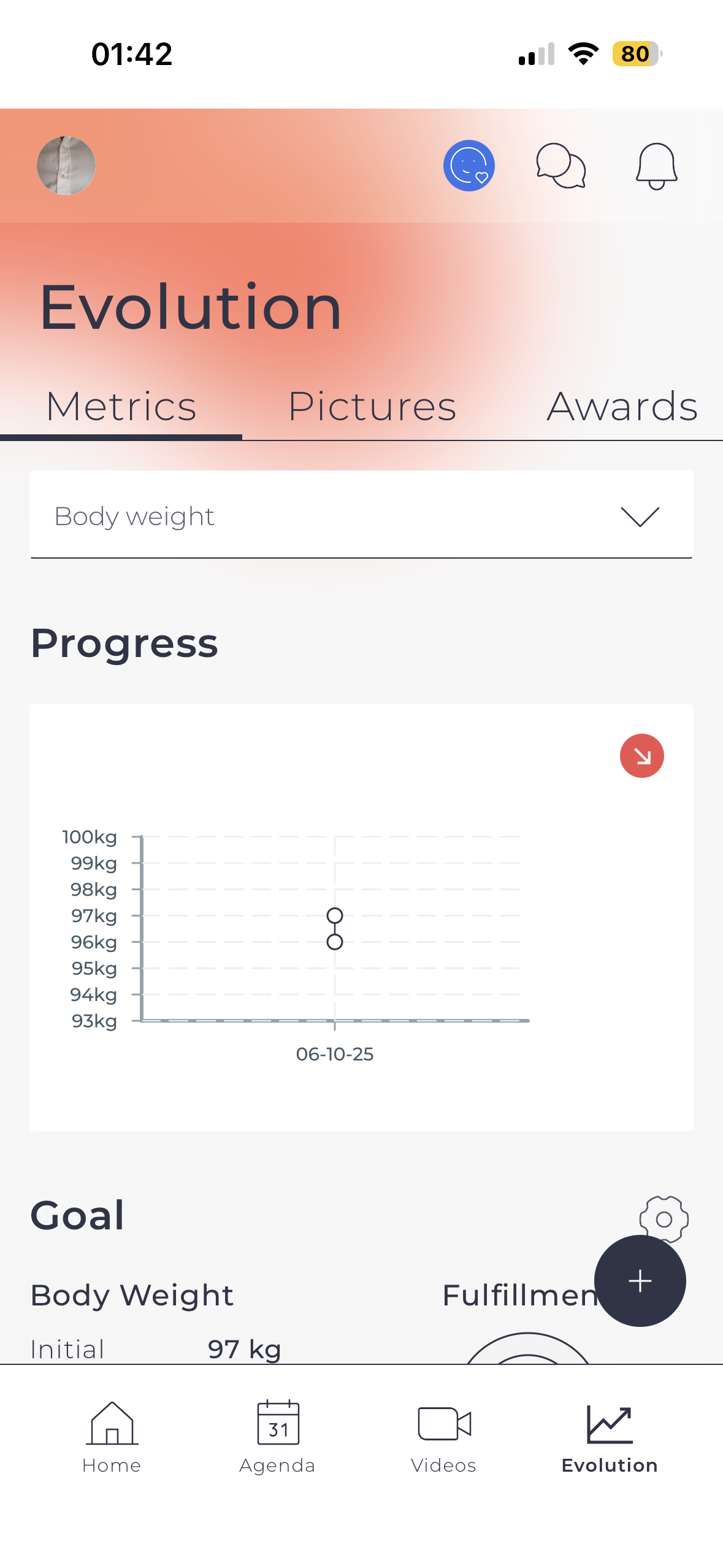Interfaz App Scorus - Pantalla 4